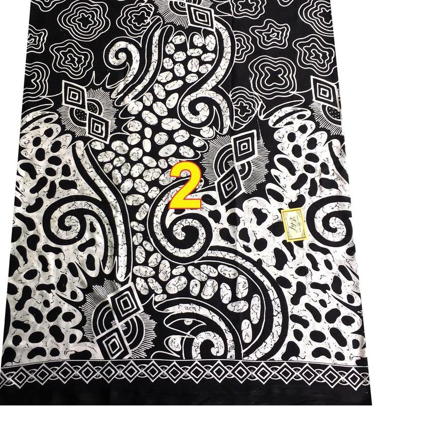 Motif Batik Pekalongan Hitam Putih - Contoh Motif Batik