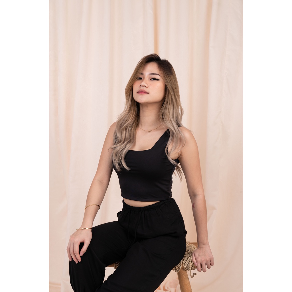 (COD) OH Fashion Tanktop Sasha Korea Bahu Lebar Wanita #0027 (Part 1)