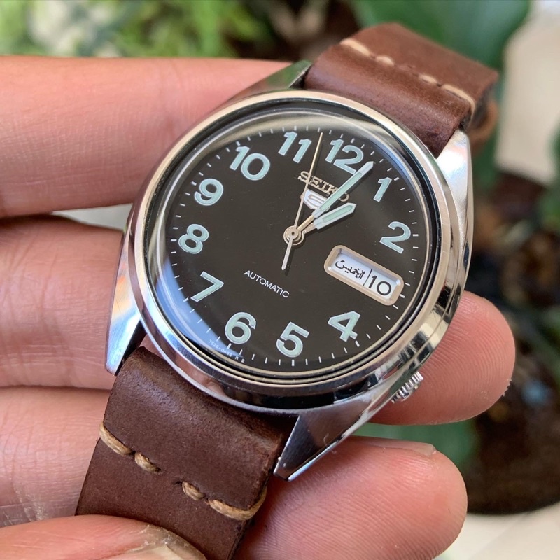 seiko 5 military bekas second 7s26