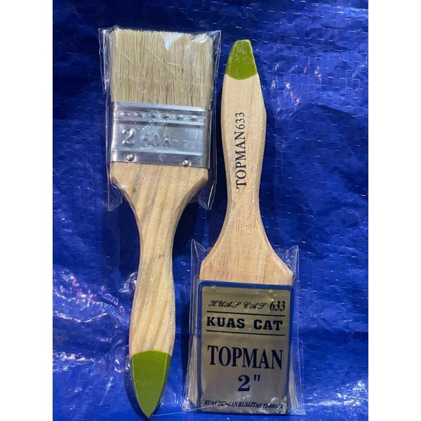 kuas cat 2" kuas cat 2inci bulu putih