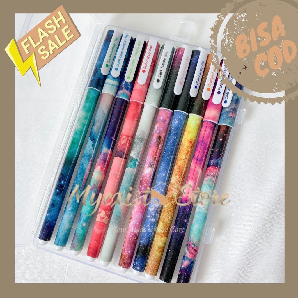 

Alat Tulis Pen marble Unik Murah bisa COD Pen marble galaxy -IVN395