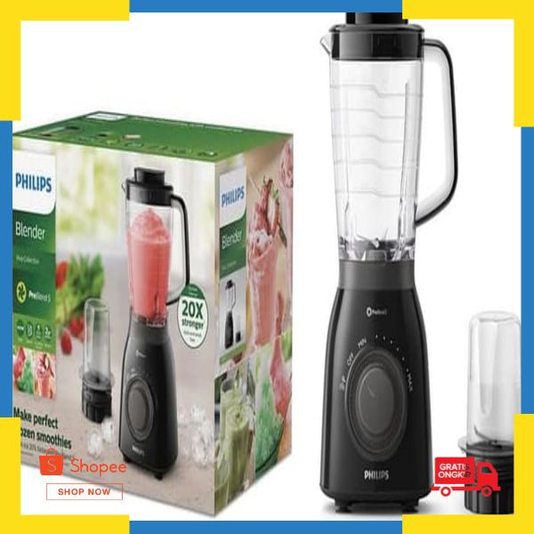 Bisa Bayar Ditempat ( COD ) PHILIPS Blender HR2157 Tritan Jar w/ Plastic Mill HR2157/90 HR 2157