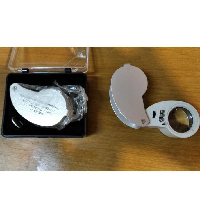 

Lup Geologi LED 40x25 mm