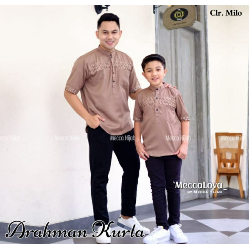 Arahman kurta couple ayah dan anak cowok kurta anak