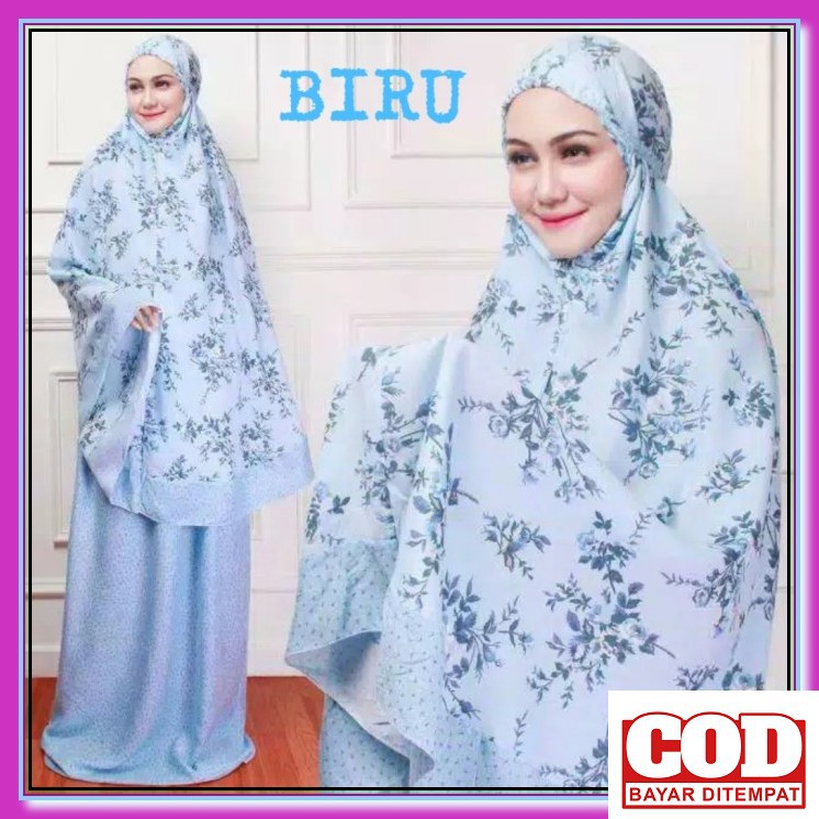 Mukenah Polos Jumbo Model Terbaru 2021 Bahan Kaos Jersey Tebal Mu SD533  Keira Rose Mary Bali Katun