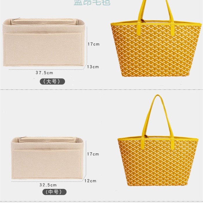 Bag organizer for goyardd / tote bag / shopper / organiser tas