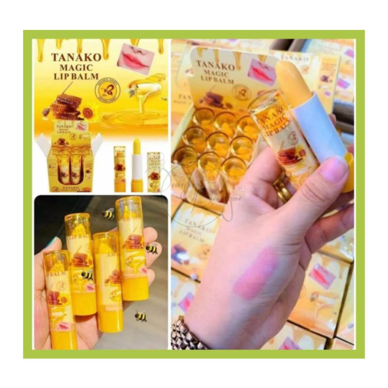 Lipbalm Honey Milk Tanako/Lipbalm Magic Pink