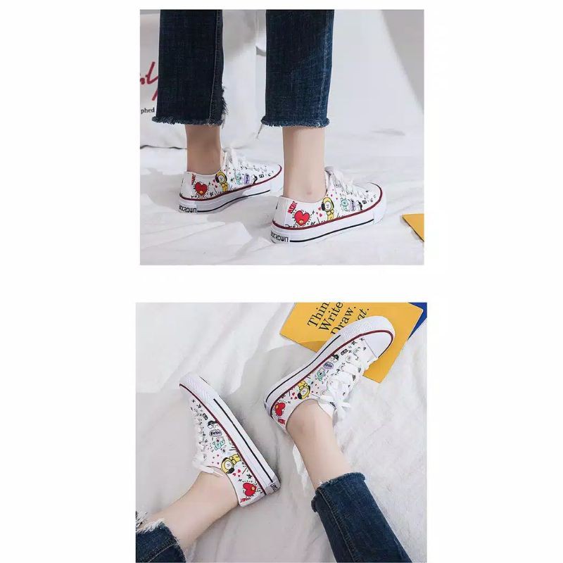 BT21 Sepatu Canvas Sneakers