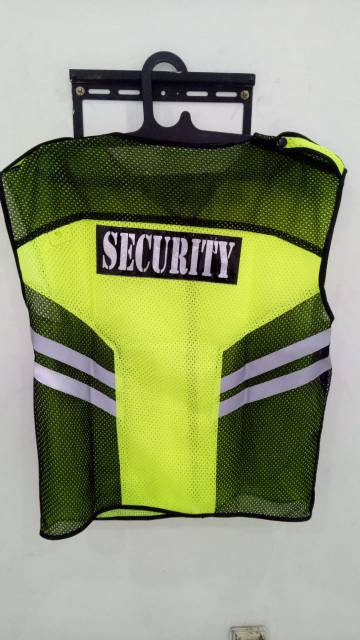 Rompi security / satpam / rompi proyek / rompi safety / rompi parkir / rompi jala jaring