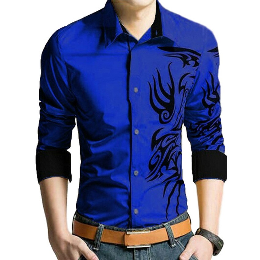 SR Collection Marcel Shirt - Biru Limited