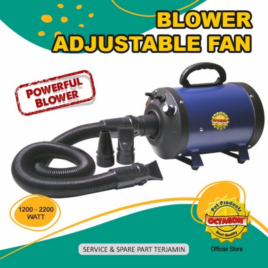 Blower Octagon Cs 2400 Blower Pengering Hewan Octagon Adjustable Fan