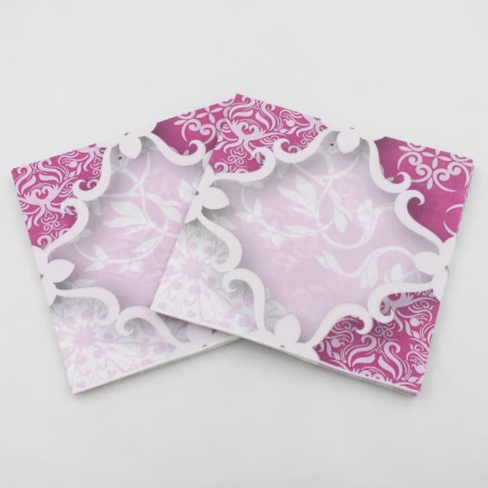 Decoupage Napkin - Tissue Decoupage 2Ply OB-Floral Frame