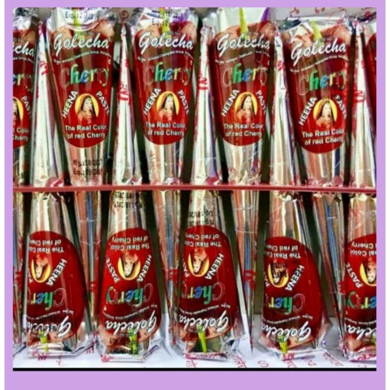 Golecha Henna Original Cherry | Goleca Henna Asli (pcs)