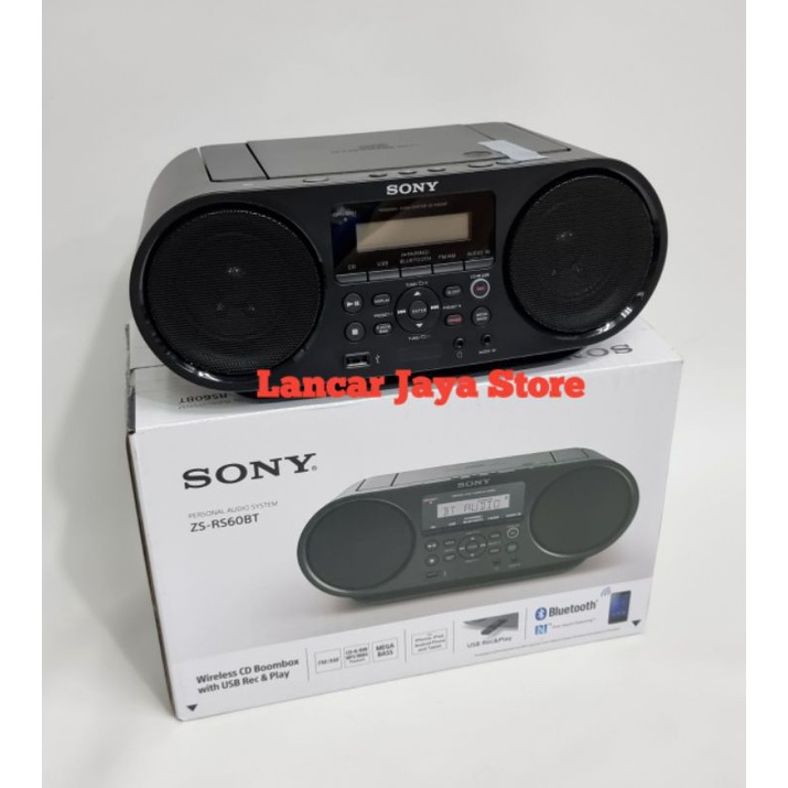 CD Boombox SONY ZS-RS60BT Bluetooth &amp; Portable Sony CD Player