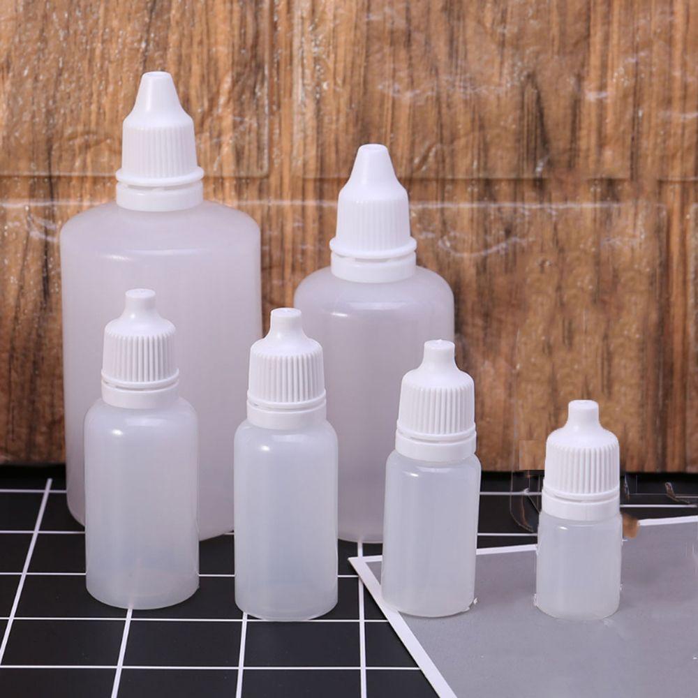 Suyo 1/5pcs 5/10 /15 /20 /50/100ml Botol Pencet Scrapbooking Tetes Mata Cairan Sample Kertas Quilling