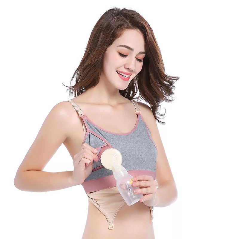 ACCESORIES HANDSFREE BRA MENYUSUI NURSING BRA COTTON UNTUK POMPA ASI SUPER COMFORT PREMIUM 5291