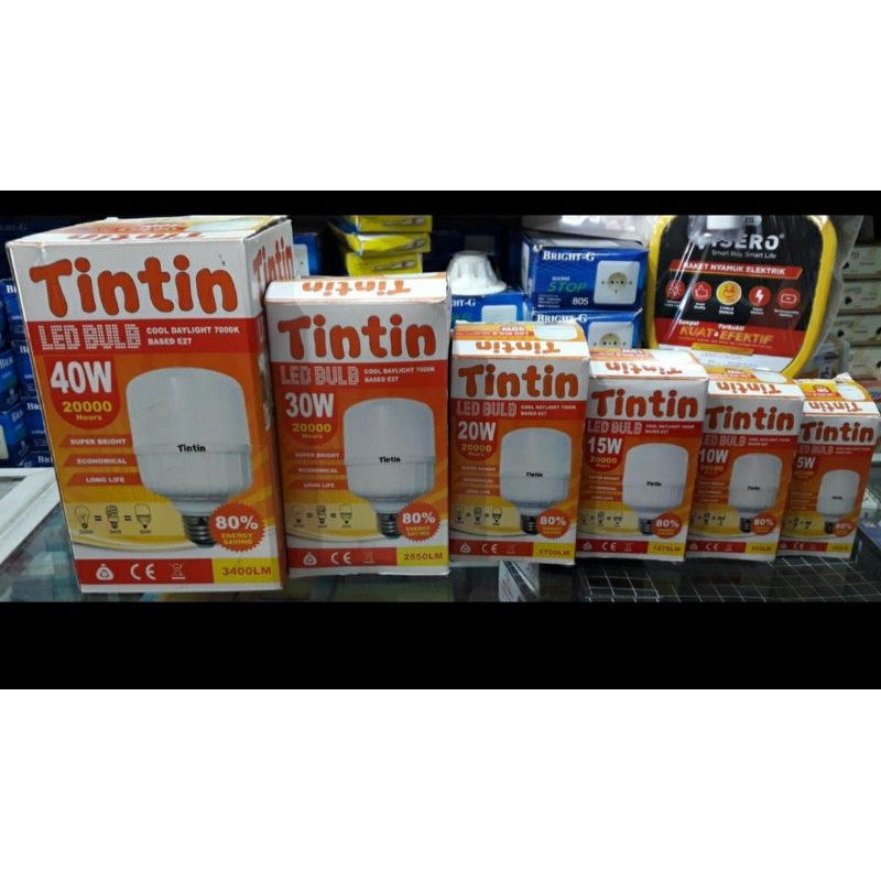 lampu led nongaransi merk tintin 30watt