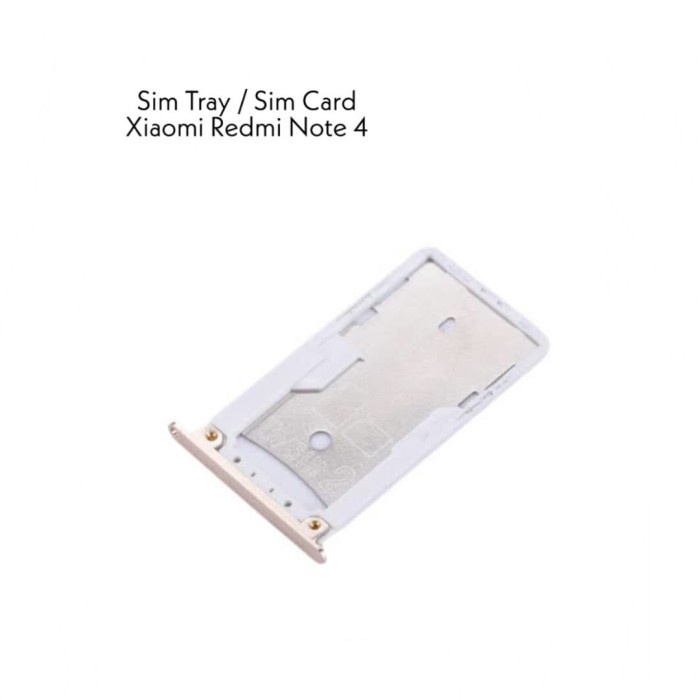 Tempat Dudukan Simcard Simtray Sim Tray Card Lock Xiaomi Redmi Note 4 - Redmi Note 4X