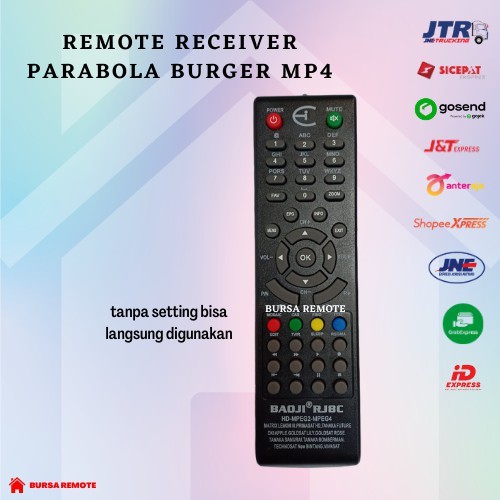 Remot / REMOTE RECEIVER Matrix Tanaka PARABOLA BURGER MP4 - ECERAN Dan GROSIR