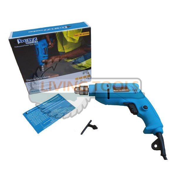 Mesin Bor Tangan BENZ BZ-8450 RE 10mm BZ8450 Bor Elektrik Murah Berkualitas BENZ Elecric Drill BZ845