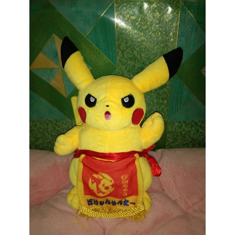 (boneka pl) Pikachu kostum ori
