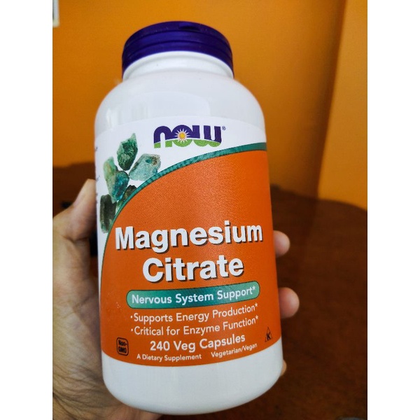 Magnesium Citrate Now Foods original ( isi 240 ) PO