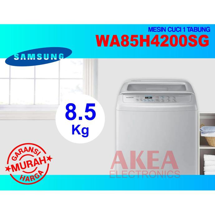Mesin Cuci Samsung 8.5Kg WA85H4200 SG / WA85 H4200SG / 1 Tabung | MESIN CUCI | GROSIR MESIN CUCI |