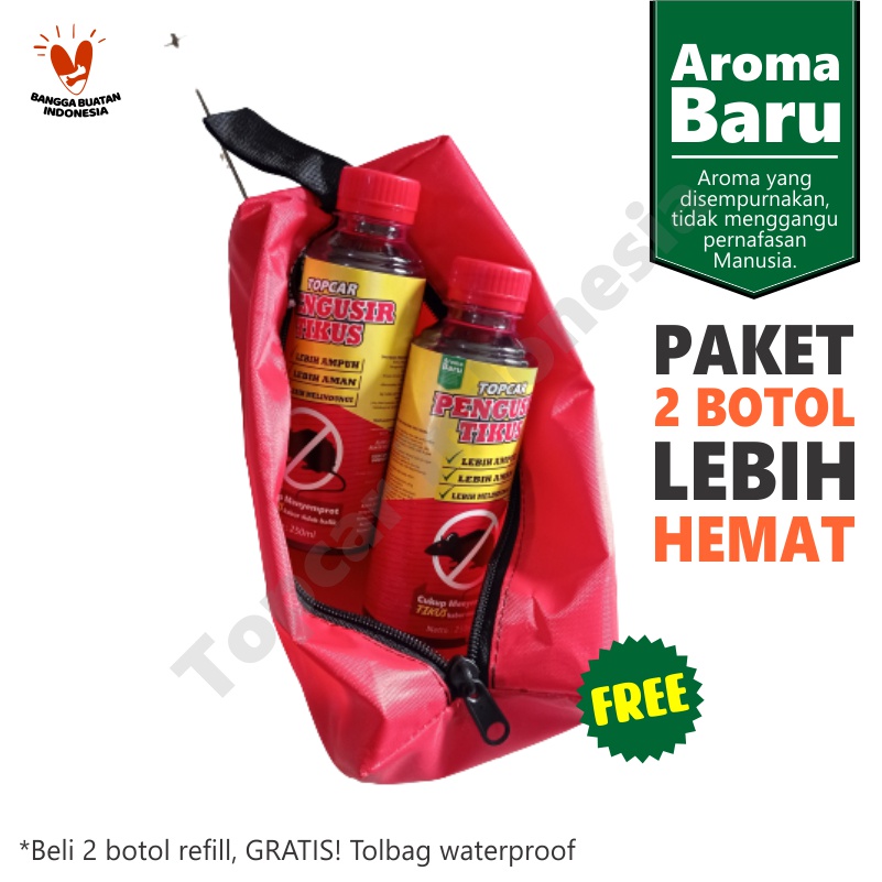 TOPCAR Pengusir Tikus Mobil Ampuh Refill Pack PAKET HEMAT