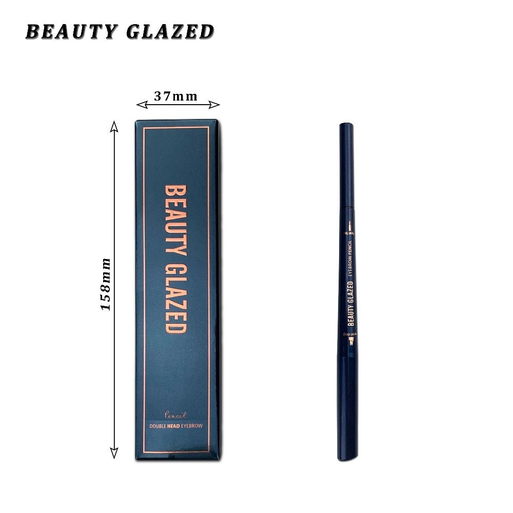 BEAUTY GLAZED Double Head Eyebrow Pencil BEAUTY GLAZED Automatic Eyebrow BEAUTY GLAZED Pensil Alis BEAUTY GLAZED