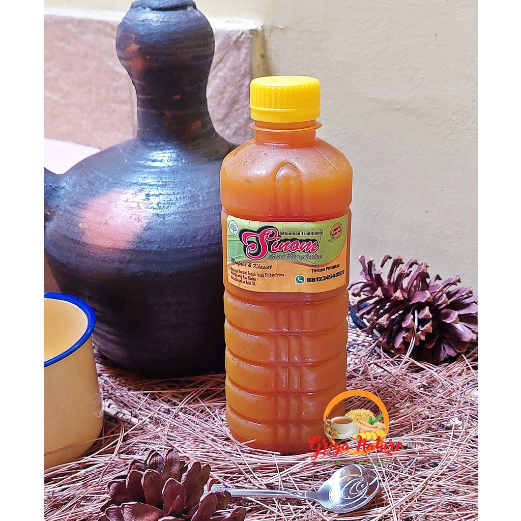 

PROMO [COD] Sinom / Kunyit Asam / Kunir Asem Siap Minum Segar 500 ml Griya Nature dengan Gula Asli | Minuman Instan Premium Original Super Sehat Tradisional Jamu Obat Herbal Rempah Instant Healthy Drink Imun Booster Covid Hampers