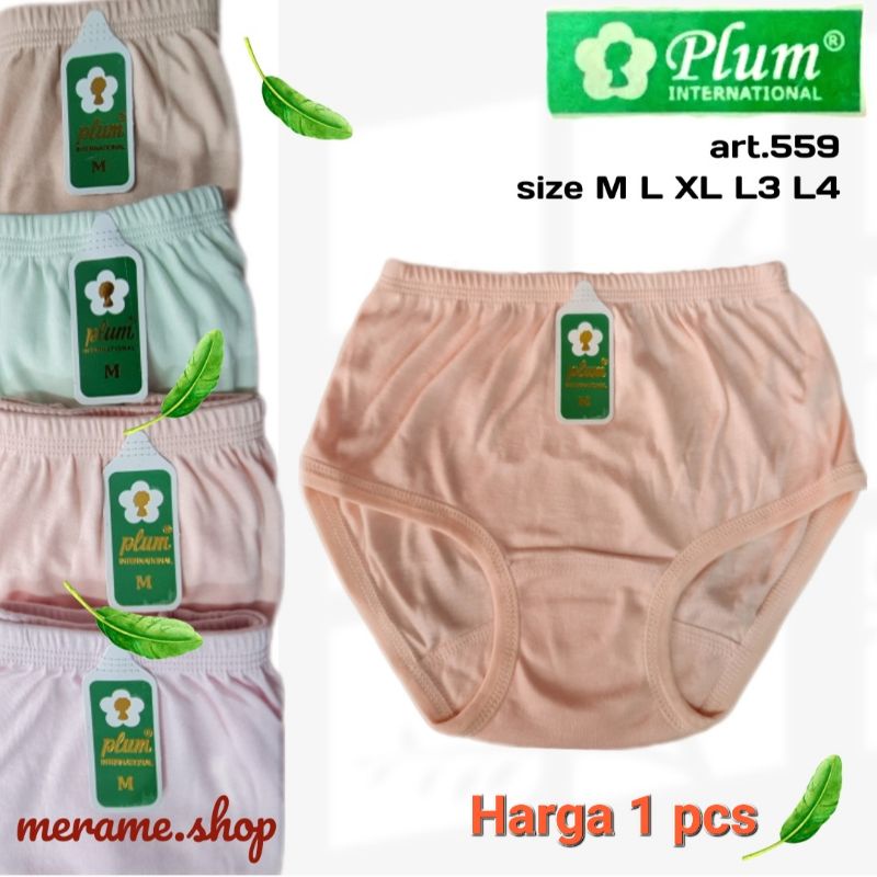 PLUM 559, CD WANITA, Tdk RENDA, M-L4