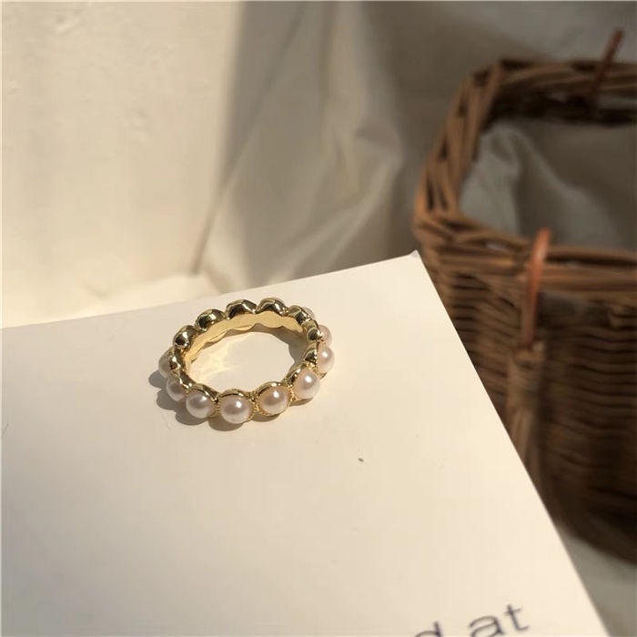 Cincin Mutiara Gaya Korea Untuk Aksesoris