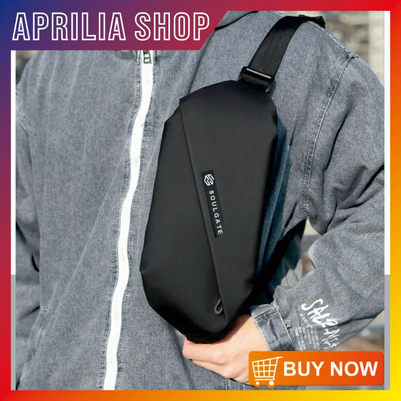 Tas Soulgate Exer Tas Dada pria Tas Dada Cowok Tas pinggang Cowok Tas Pinggang pria tas pria murah T