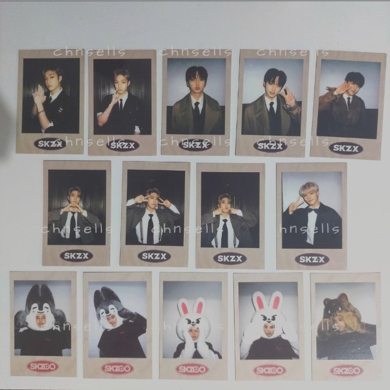 stray kids pc polaroid pola poca skzoo skzx bang chan lee know lino changbin I.N leebit hanquokka wo