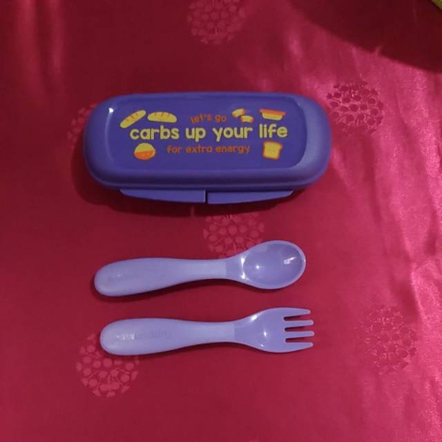 On the go cutlery set