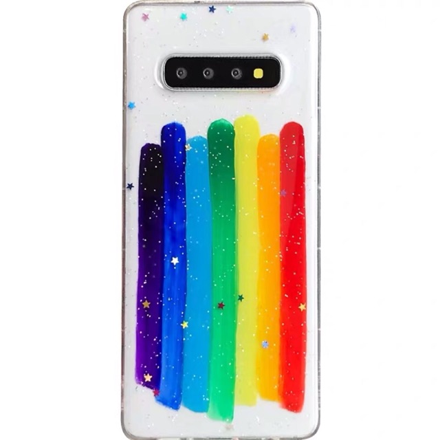 Rainbow Paint Case ALL PHONE TYPES! F9 F11 V15 Y91 Y93 S10 Plus S9 S8 Note 5 8 9 10 Redmi 4 6 5a 6a