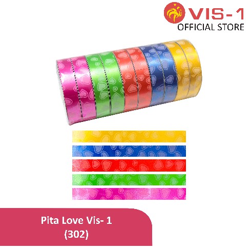 

Pita Kertas / Pita Jepang / Pita Kado Love Vis- 1