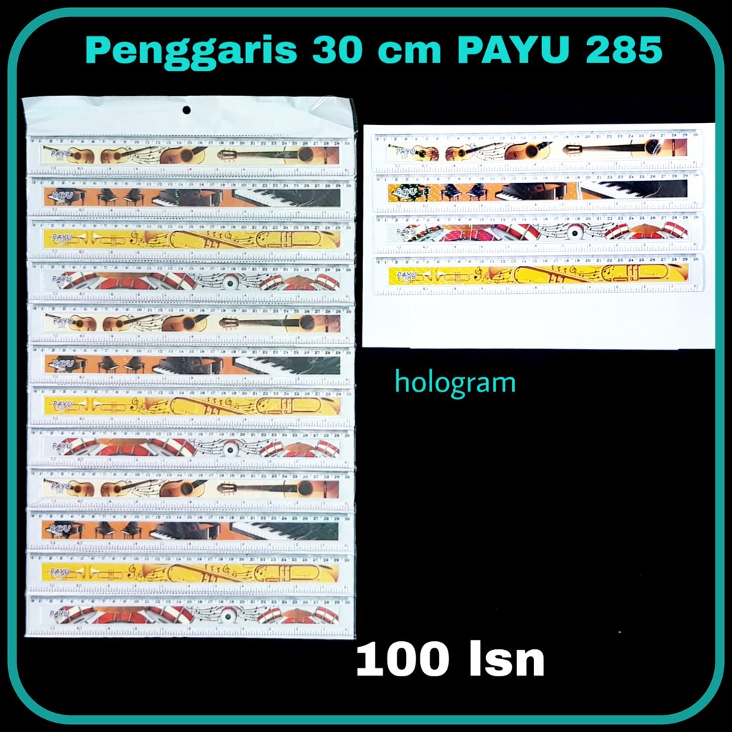 

ILP Penggaris PAYU FANCY 30 cm 285 / Penggaris Plastik