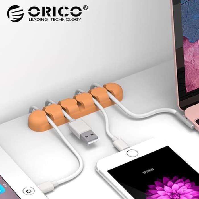 Orico CBS5 ORICO USB Desktop Cable Manager - Silicone Cord Holder Clip