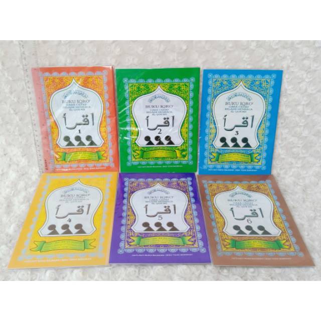 Buku Iqro' besar iqro' Jilid warna iqrok perjilid iqro' besar