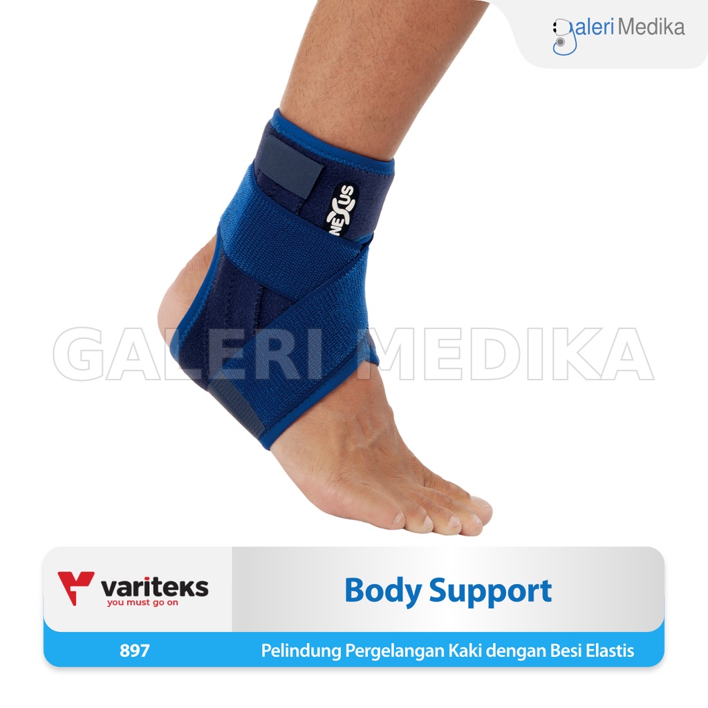 Variteks 897 Ankle Brace - Alat Pelindung Pergelangan Kaki Nyeri Keseleo