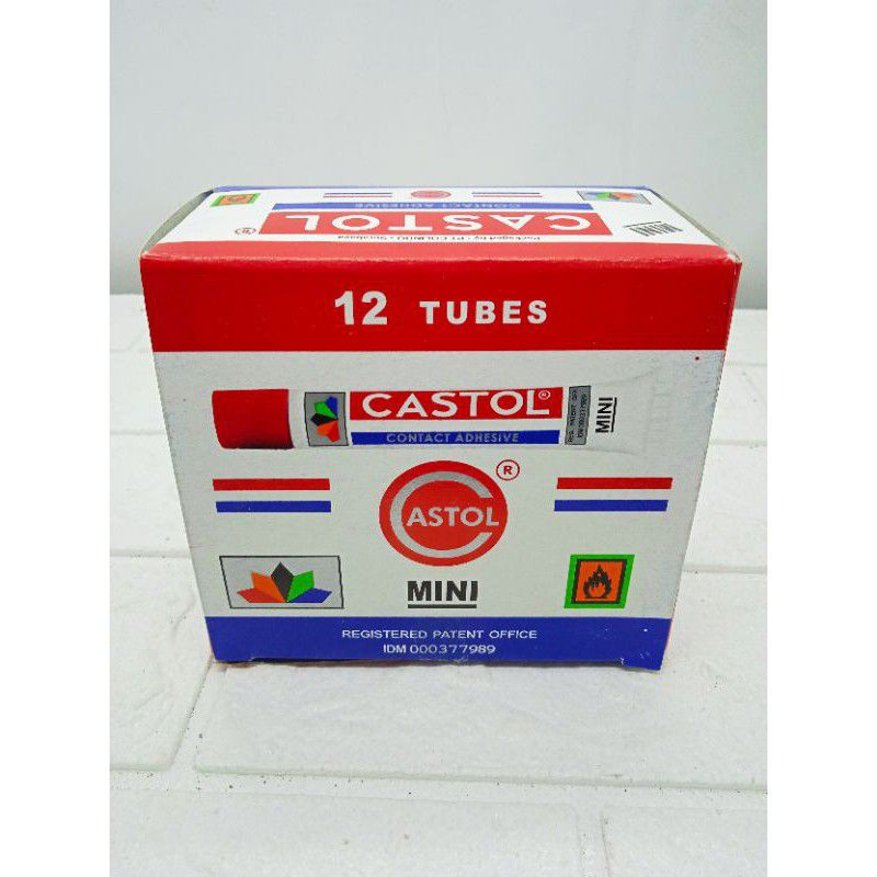 

(GROSIR 12PCS) LEM CASTOL MINI /LEM SEPATU SERBA GUNA