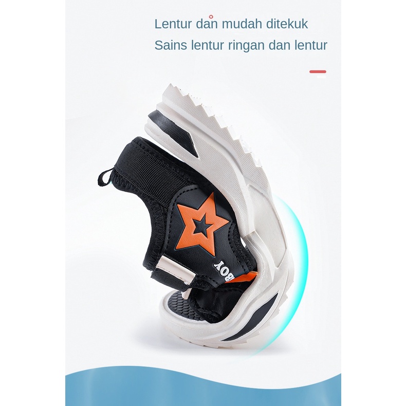 Sepatu Sandal Gunung Anak Laki Laki Velcro Impor