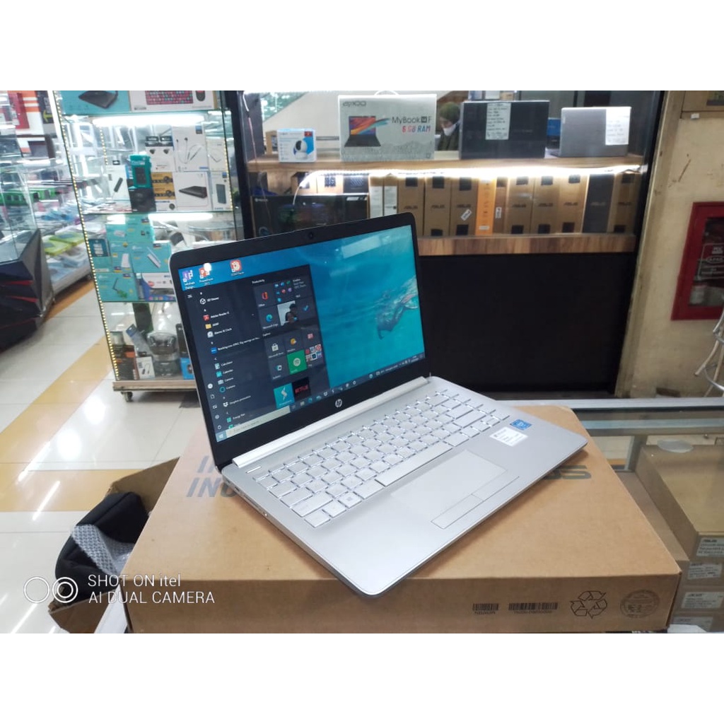 Laptop Leptop Seken Bekas second 14s-cf2xxx RAM 4GB 4 GB SSD 256 MULUS LIKE NEW 14 INC murah bagus siap pakai generasi baru