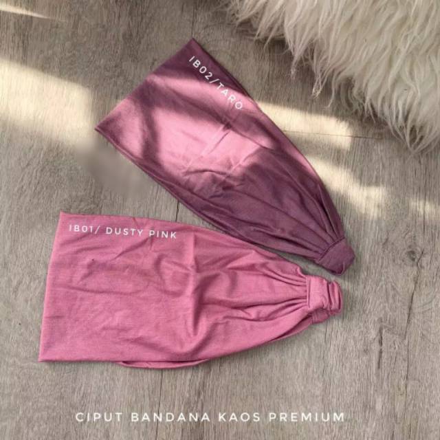 CIPUT BANDANA KARET KAOS/ INNER BANDANA KAOS RAYON