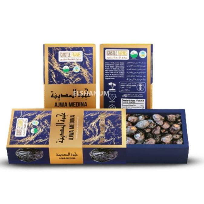 

Kurma Ajwa Aliyah Organic Castle Farm Premium Jumbo 500Gr Kurma Nabi Pwjp_Qy14Z