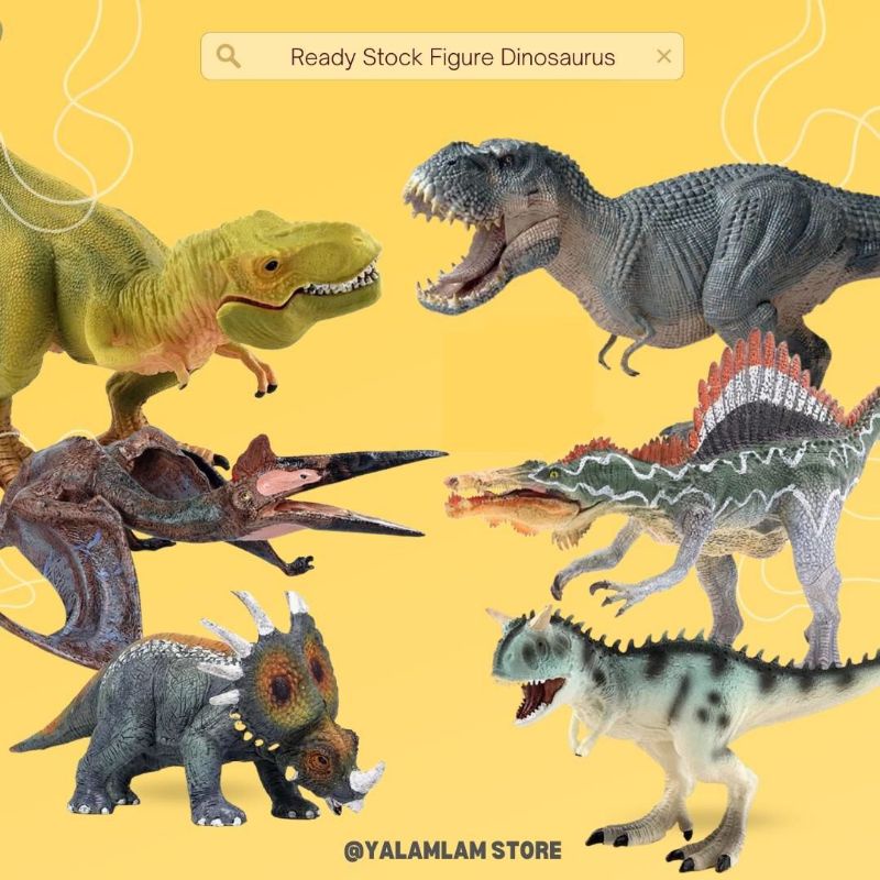 ￼Mainan Hewan Dinosaurus Karet Mainan Jurassic Park Mainan Hewan Karet Murah World Indominus Rex Tyrex