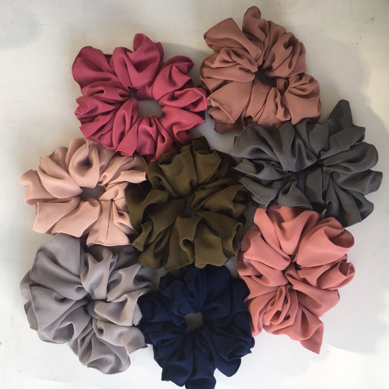 scrunchie hijab kuncir rambut ikat rambut