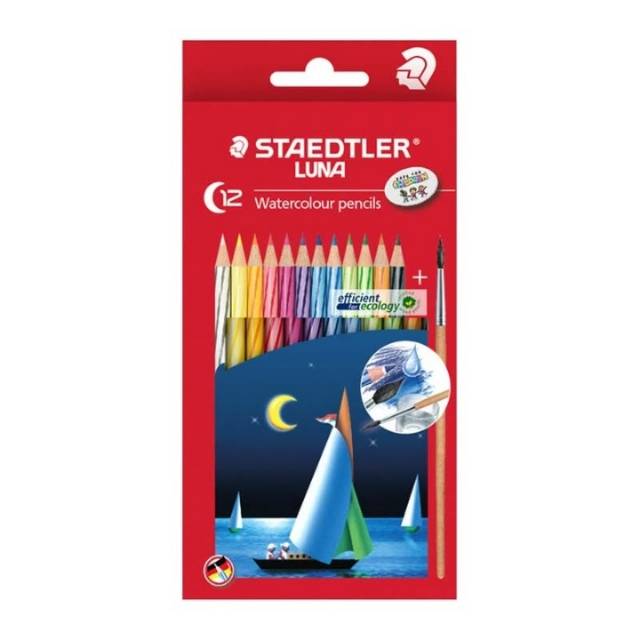 

STAEDTLER Luna Watercolor 137 - Pencil Color / Pensil Warna 12 Warna (panjang)