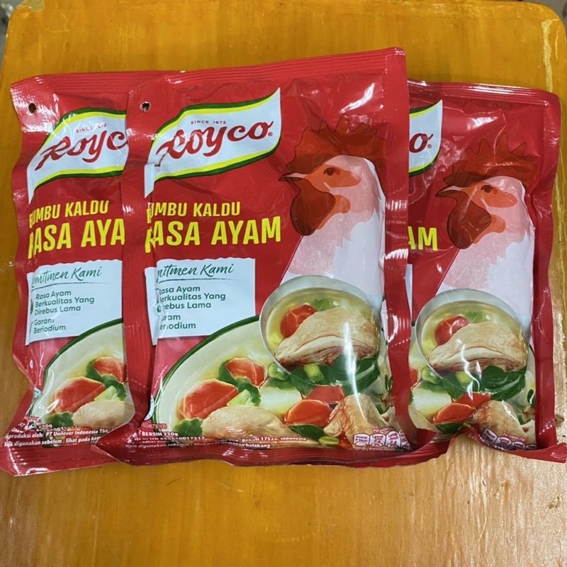 

(230gr) Royco/ Royco Ayam/ Bumbu Kaldu Rasa Ayam